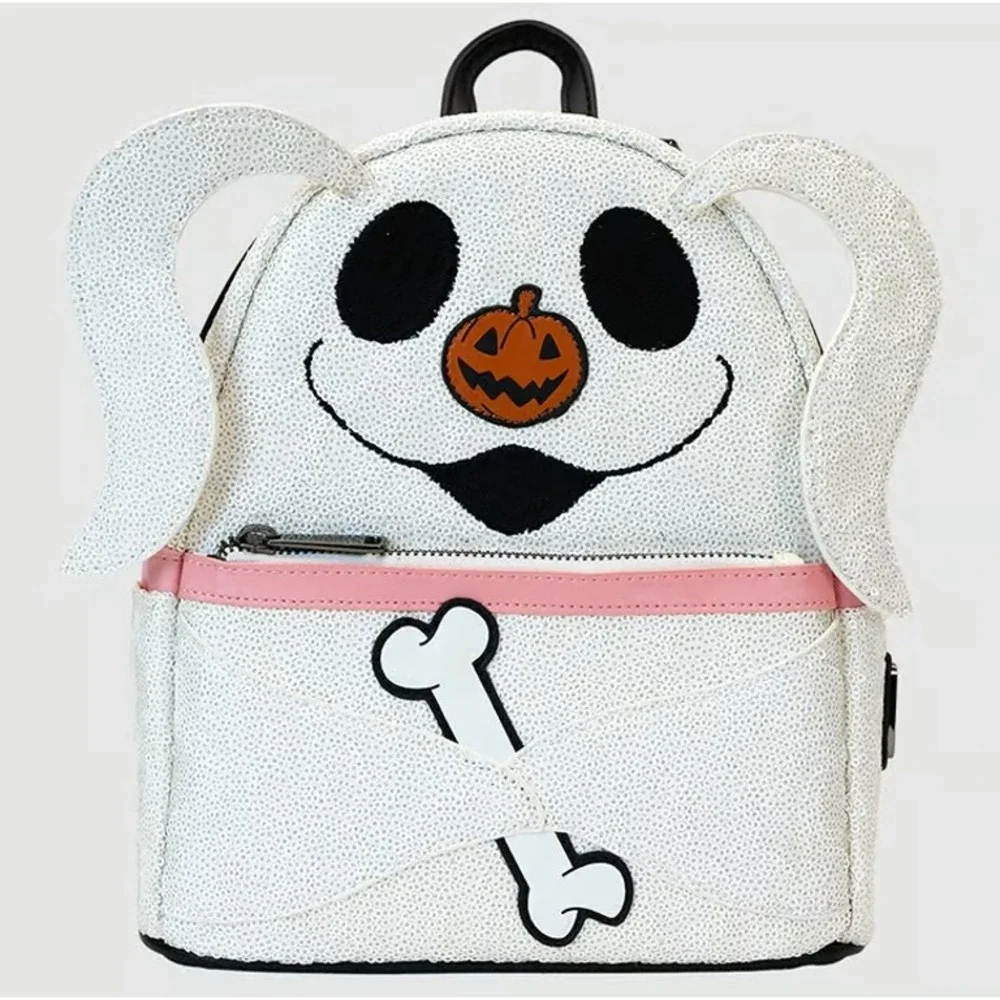 Loungefly‎ Disney The Nightmare Before Christmas Zero Sequin Glow Mini Backpack
